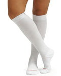 Comrad Knee High Compression Socks - color: White Confetti, size: Small