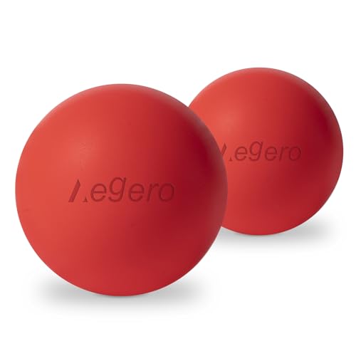 Massage Lacrosse Balls for Myofascial Release(2Pack,Red) - color: Red