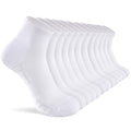 Ankle Socks Women White Black, 6/12 Pairs Running Quarter Socks - color: 6 White, size: 5-8