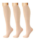 Breslatte Compression Socks for Women Men 15-20 mmHg - color: 3s4 3nude 2, size: Large-X-Large