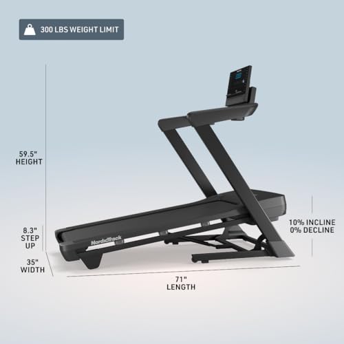 NordicTrack T Series Treadmills for Home | T5, T6.5s, T7, T10, T16 - size: T7" Console