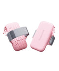 Fangu Fan G-0017 Sports Bag, Armband, Running Pouch, Waterproof, Lightweight, Stain Resistant, Arm Bag, Walking Bag, Gym, Rubber Belt, Washable, Compatible with iPhone and Smartphones, Pink, ワンサイズ