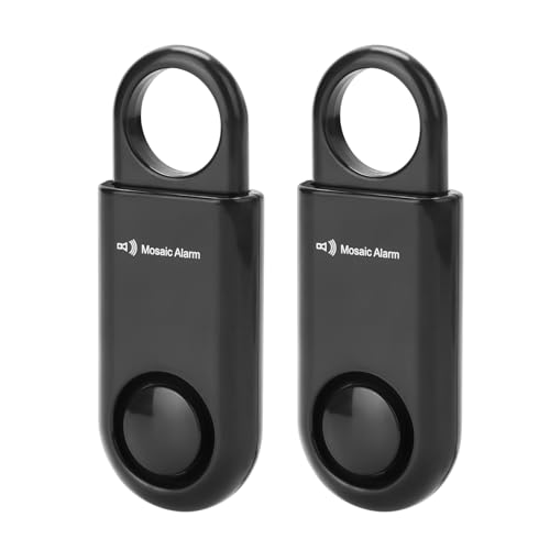 2 Pack Personal Alarm Replaceable Battery | Ultra-Lightweight 0.7 oz - color: Black
