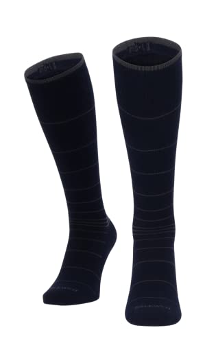 Sockwell Men's Circulator Moderate Graduated Compression Sock - color: Navy, size: Medium-Large