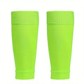 COUVER Unisex Long Leg Compression Sleeves - color: Neon Green, size: Large