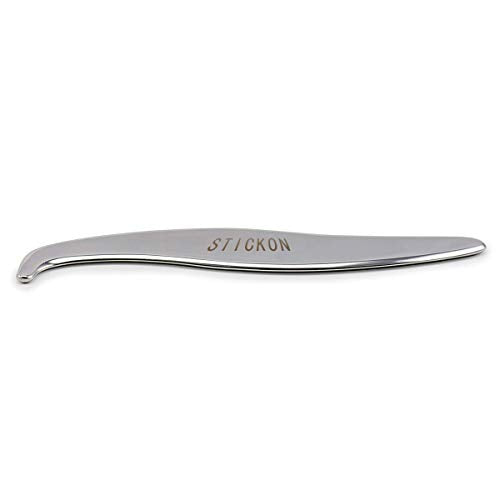 Stainless Steel Gua Sha Scraping Massage Tool - STICKON IASTM Tools Great Soft Tissue Mobilization Tool (A Shape) - size: A Shape
