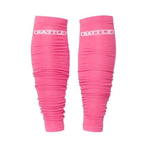 Battle Sports Long Scrunch Football Sock Sleeve, Men, Boys - color: Pink