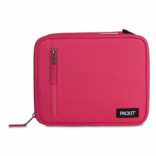 PackIt Freezable Classic Lunch Box, Magenta - color: Magenta