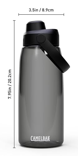 CamelBak Thrive Chug Water Bottle, High Flow Lid Design for Quick Everyday Hydration and Active Use, 32oz, Charcoal - color: Charcoal, size: 32 Ounces