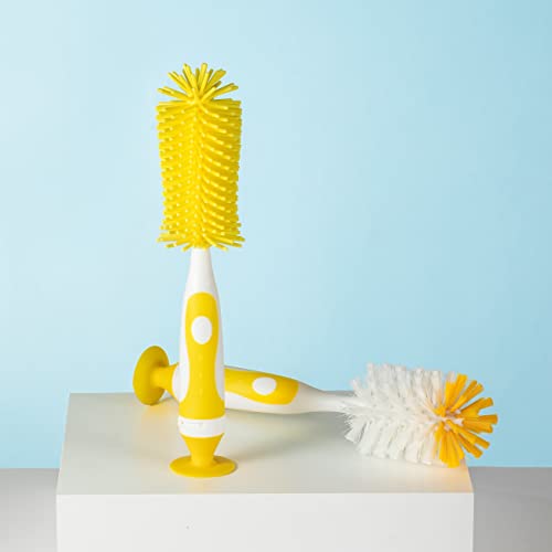 Chemimoso Baby Bottle Brush, Water Bottle Brush Cleaner, Cup Brush - color: Yellow 1