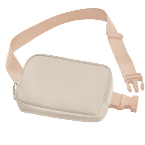 Amazerbst Belt Bag, Fanny Pack, Everywhere Belt Bag,40 Inch Adjustable Strap,for Women and Men,Waterproof - color: Brown
