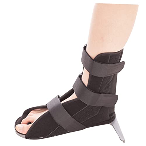 Beavorty Breathable Ankle Stabiliser Boot for Foot Sprains s Anti-rotation Design Comfortable Suitable for Ankle Rehabilitation and Foot Correction Black
