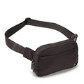 Pander Nylon Fanny Pack Belt Bag for Women with 5 Zipper Pockets - color: Dim Grey