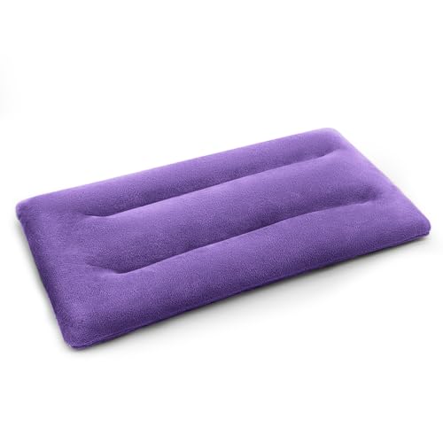 Microwave Heating Pad 6 x 12 Small Heating Pad Microwave, Microwave Bean Bag Heating Pad for Neck and Shoulders, Moist Heat Pack Pillow Warm Compress for Knee, Muscles, Joints, Wrist (Purple) - color: 6 X 12" Purple - 1 Pack