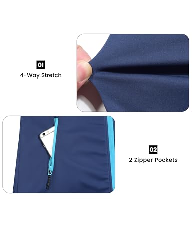 Little Donkey Andy Women's Lightweight Softshell Vest - color: Blue-long, size: Small