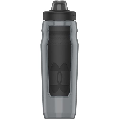 Under Armour 32oz Playmaker Squeeze Water Bottle - color: Pitch Grey