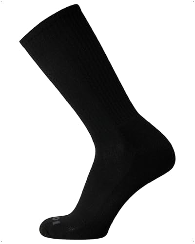 AND1 Mens Athletic Crew Socks 24 Pack Cushioned Comfort Socks - color: Heather Gray/Black