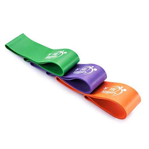 Fit Simplify Pro Series Resistance Loop Exercise Bands, Set of 3