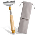 Oversized Back Scratcher Telescopic Thick Wooden Handle - color: Natural Wood-02