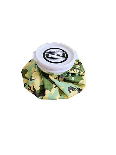 ProSeries - 6" Small Reusable Ice Bag (Green Camo) - Hot and Cold Therapy for Injuries - Refillable Bag for Real Ice - Use on Head, Knee, Ankle, More - color: Green Camo 6"