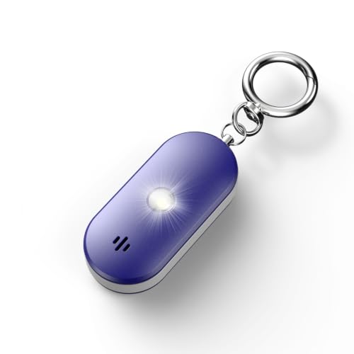 Personal Safety Alarm for Women, 130dB Rechargeable Keychain Alarm with Bluetooth SOS, Dual Speakers, LED Strobe, USB-C Charging, Low Power Reminder for Campus, Walking, Travel, (Blue) - color: Blue