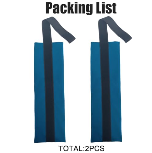 2PCS 5"x17" Ice Pack Sleeve - Reusable and Multi-use Ice Pack Bag for Cold Compress for Inflammation, Pain Relief of Shoulder, Thighs, Back with Adjustable Strap(Ice Packs Not Included)