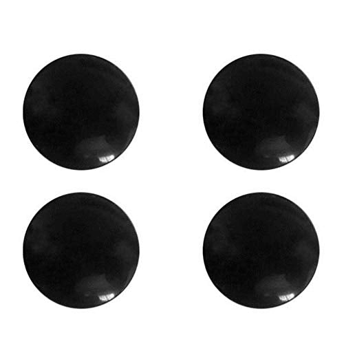 MEELYHOMEZQA 4Pcs Race Number Magnetic Race Bib Holders Running Fix Clips Number Belt Cloth Buckle Triathlon Run Cycling, Diameter 18mm, Black