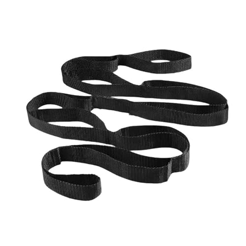 Stretching Strap Yoga Straps 10 Loops Non-Elastic Stretch Band for Pilates, Flexibility, Exercise and Gymnastics,Hamstring, Stretching with Loops for Hamstring, Calf & Back Stretcher Mobility