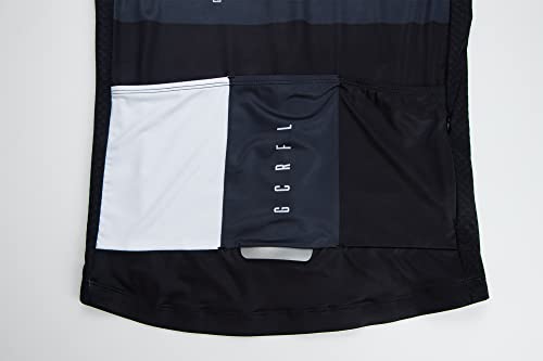 Men's Cycling Jersey Set Cycling Kit Bicycle Jersey Rear Zipper Pocket Bike Bib Shorts with Pockets Race Fit High Density Pad - color: Black Set, size: XX-Large