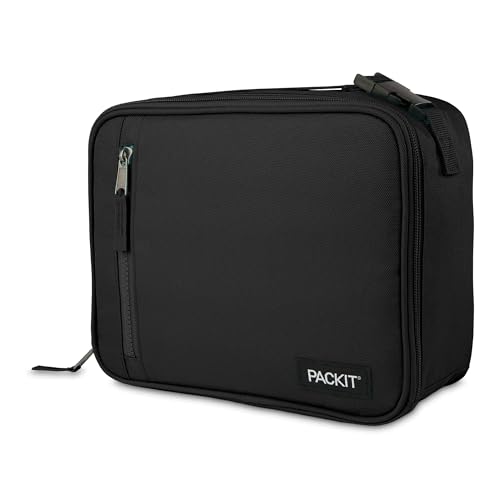 PackIt Freezable Classic Lunch Box, Black - color: Black