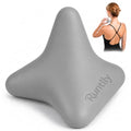 Trigger Point Massage Tool, 3" × 2.6", Deep Tissue Manual Massage Ball for Muscle Knots & Myofascial Release, Physical Therapy Tool for Plantar Fasciitis, Foot Hand Hip & Back Soreness Relief - color: Gray