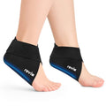 REVIX Heel Ice Pack Wrap for Plantar Fasciitis & Heel Spurs, Hot & Cold Gel