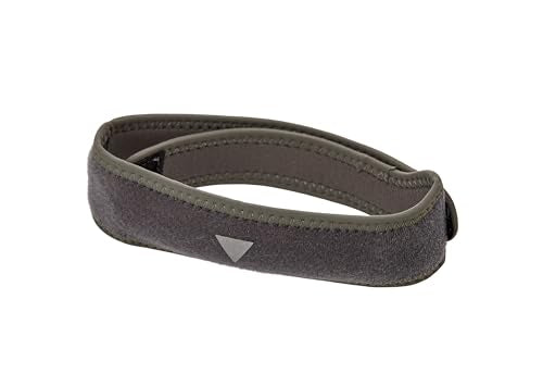 GRIPIT Air Knee Supporter One Line (Gray) – Lightweight, Adjustable, and Performance-Driven (1pack, Single Strap) Hiking, Soccer, Basketball, Running, Jumpers Knee, Tennis, Tendonitis, Volleyball & Squats - color: Gray