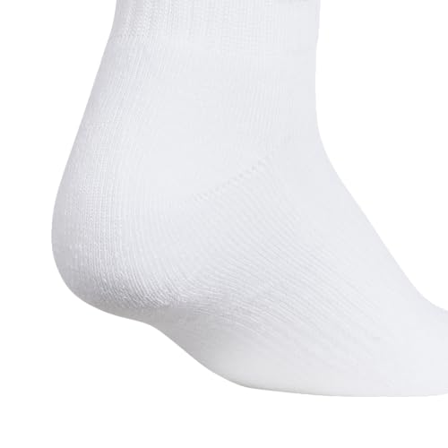 adidas Women's Athletic Cushioned Quarter Ankle Socks 6 Pairs - color: Magic Mauve Purple/White/Clear Onix Grey
