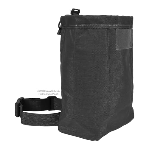 Maxpedition Mega Rollypoly Folding Dump Pouch - color: Black