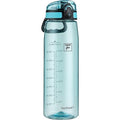 Fanhaw 32 oz Clear Plastic Water Bottle, Chug Lid, Baby Blue - color: Baby Blue