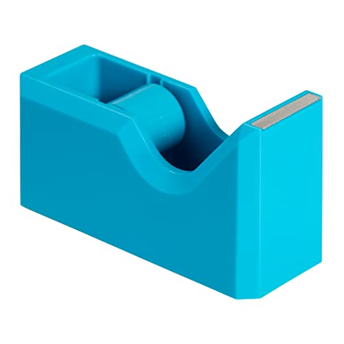 JAM PAPER Colorful Desk Tape Dispensers - Blue - Sold Individually - color: Blue, size: Pack of 1