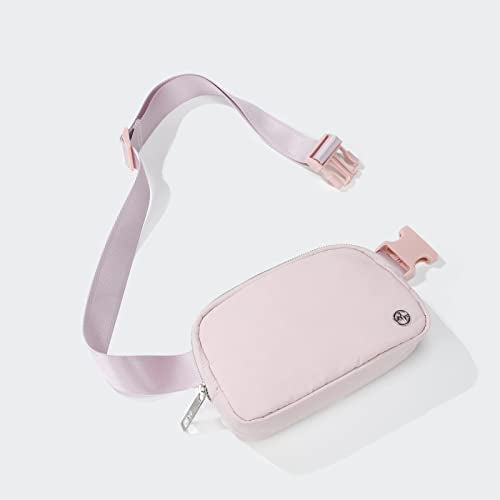 Pander Crossbody Belt Bag for Women and Men, Travel and Everyday Use - color: Pink
