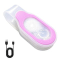 Nurse Night Light Hands Free LED Flashlight Clip on Flashlight for Walking - color: Pink