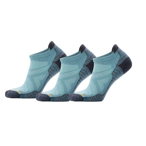 Smartwool Women's Hike Light Cushion Low Ankle Socks - color: Dusty Teal-3pk, size: Large