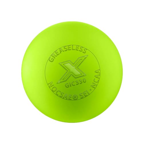 PEARL X Greaseless Lacrosse Balls by Guardian Innovations - Official Ball of NCAA Championships - Meets NOCSAE Standards and SEI/NCAA Certified - color: Optic Yellow, size: 10 Pack