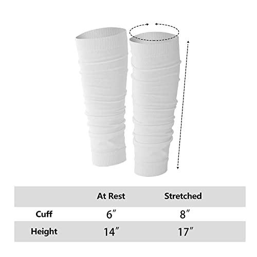 Black Football Scrunch Leg Sleeves for Men Women,Calf Leg Compression Sleeve for Kids/Adults Boys Youth Athletes Running.Elastic Soccer Basketball Leg Sleeves.Football Accessories. - color: Black