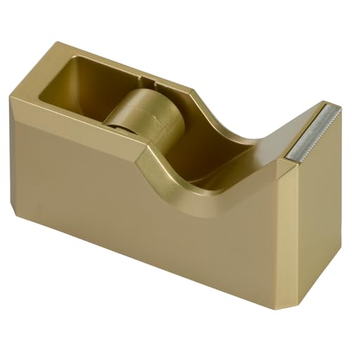 JAM PAPER Colorful Desk Tape Dispensers - Gold - 3/Pack - color: Gold, size: Pack of 3