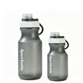 2 PCS Set Plastic Water Bottles, Sports Water Bottles with Leak-Proof Lid, Lightweight Reusable Water Bottles for Running,Gym, School, Travel, Leak Proof, BPA Free (Grey(13oz+20oz) - color: Grey(13oz+20oz）