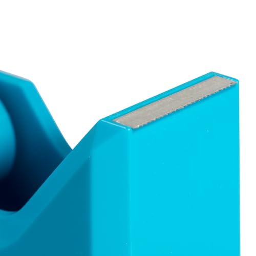 JAM PAPER Colorful Desk Tape Dispensers - Blue - 3/Pack - color: Blue, size: Pack of 3