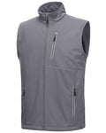 33,000ft Men's Windproof Lightweight Golf Vest Outerwear Sleeveless Jacket - color: Light Grey, size: Small