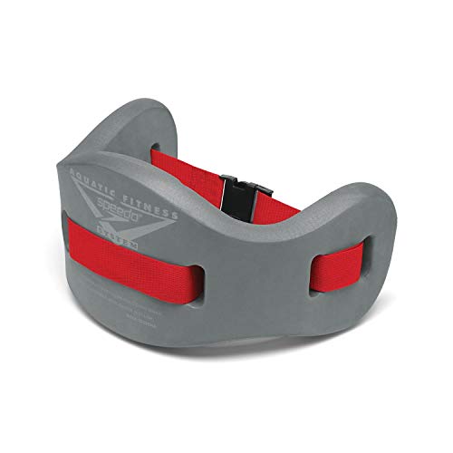 Speedo Swim Training Fitness Aquatic Gloves - color: Charcoal/Red, size: Small-Medium