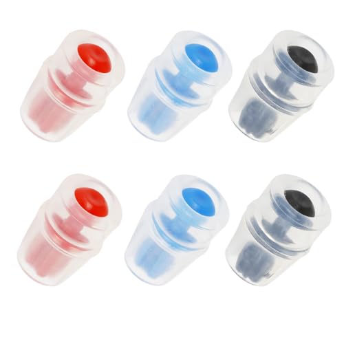 6PCS Silicone Bite Valve Replacement Nozzles, Bite Valve Replacement Sheath for Water Bladder Reservoirs, Hydration Pack Bite Valve Sheath Safe Nozzle Mouthpiece Replacement Compatible with Osprey