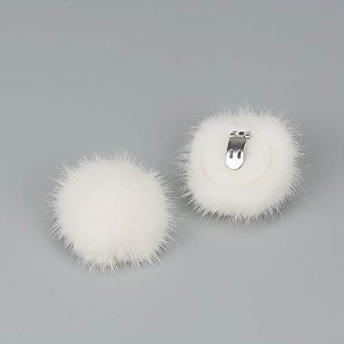 Tinkerbell Pom Poms for Shoes Fluffy Shoe Clips Pompoms, 1 Pair