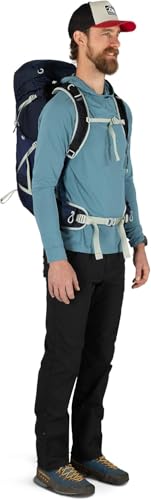 Osprey Talon 33L Men's Hiking Backpack with Hipbelt, Eclipse Grey, S/M - color: Eclipse Grey, size: Small-Medium